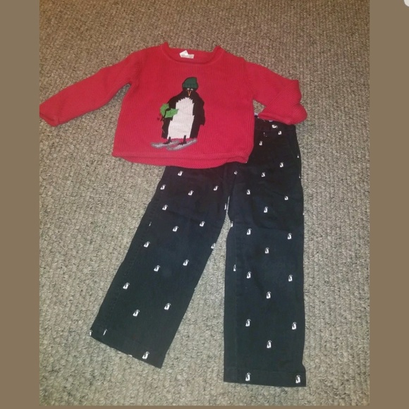 5t boy christmas outfit